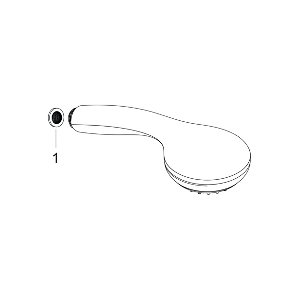 Hansgrohe Handbrause Crometta 85 Green chrom 28561000