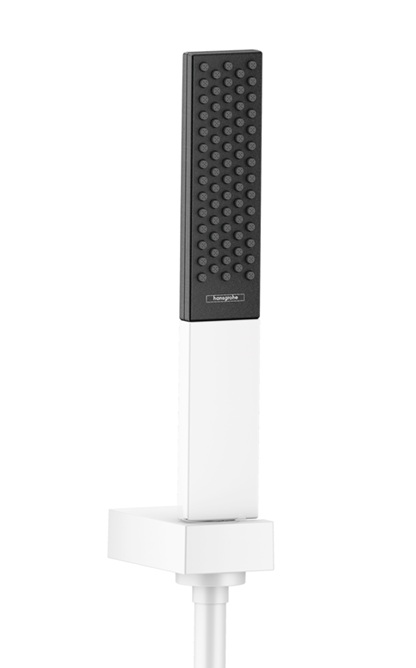 Hansgrohe Brausehalterset Rainfinity 100 1jet mit Brauseschlauch 1250mm, Mattweiß 26857700