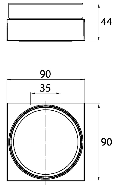 Emco Seifenhalter Liaison Glasteil klar chrom 183000101
