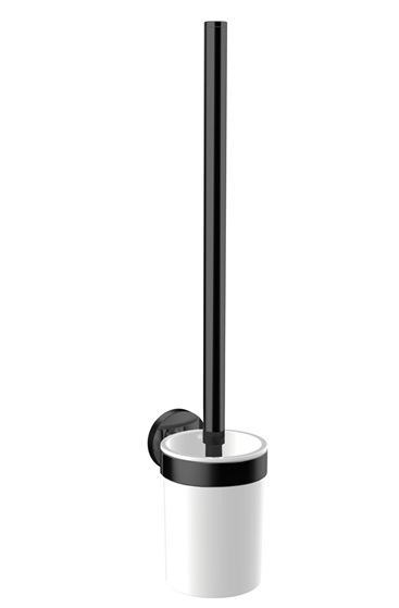 Emco Bürstengarnitur Round Behälter Kunststoff weiß, schwarz 431513300
