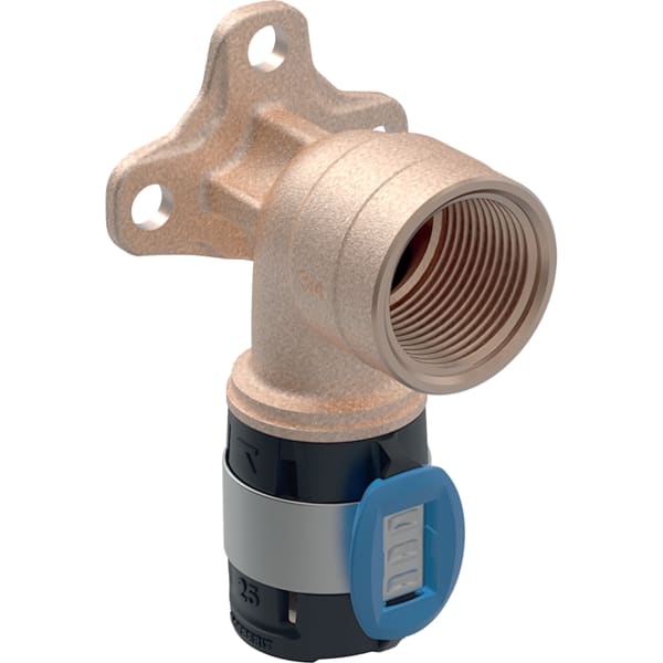 Geberit FlowFit Anschlusswinkel 90 Grad Rg+ d20-Rp3/4 L:52mm 620.821.00.1