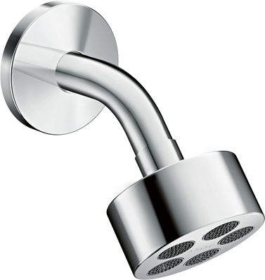 Hansgrohe Kopfbrause Axor One 75 1jet EcoSmart mit Brausearm chrom 48490000