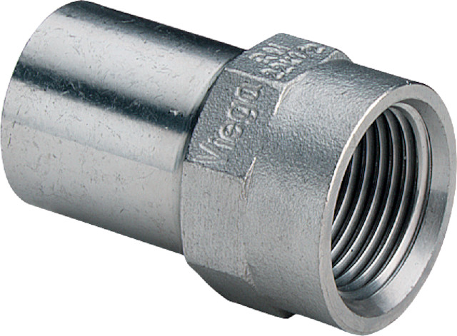 Viega Einsteckstück Sanpress Inox 2312.1 in 54mm x Rp2 Edelstahl 436889