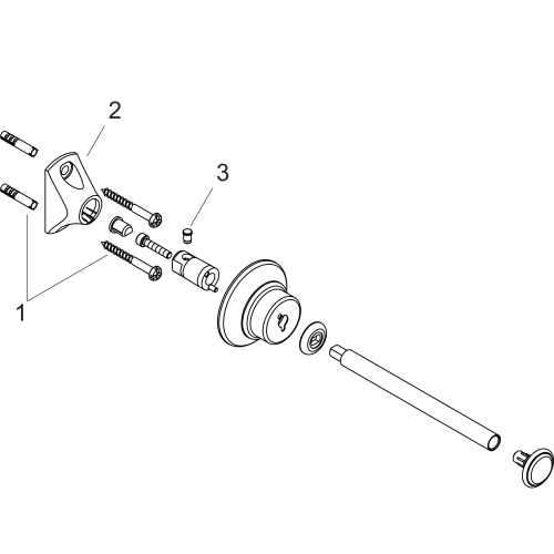 Hansgrohe Reservepapierhalter Axor Montreux brushed nickel 42028820