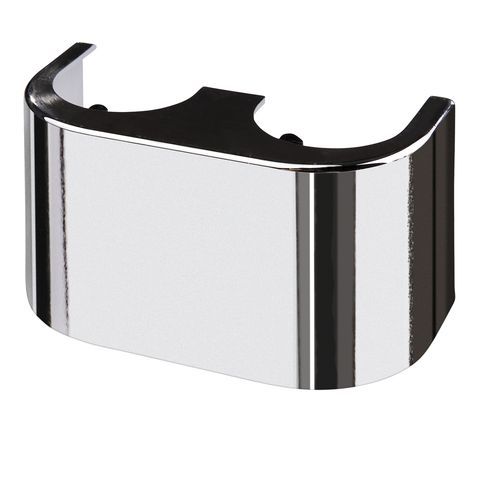Flamco Designverkleidung Hahnblock Durchgang Kunststoff verchromt F10095