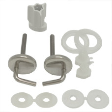 Ideal Standard Ersatzscharnier Noblesse für WC-Sitz Echtholzfurnier, Buche/Edelstahl K7302BJ