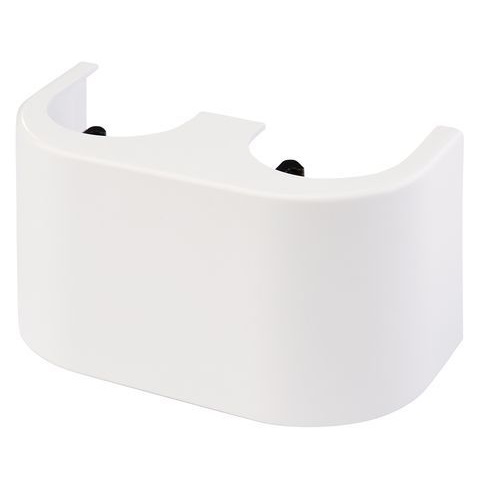 Flamco Designverkleidung Hahnblock Durchgang Kunststoff weiß F10093