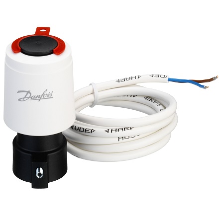 Danfoss Thermischer Stellantrieb TWA-A/NC für RA-Gehäuse, 230V, 50 Hz, Kabel 5m 088H3118