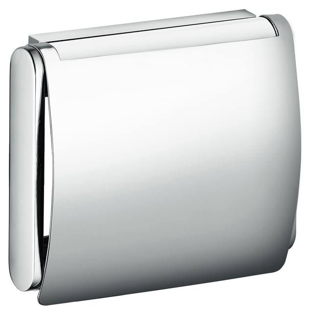Keuco Toilettenpapierhalter Plan mit Deckel, silber-eloxiert 14960170000