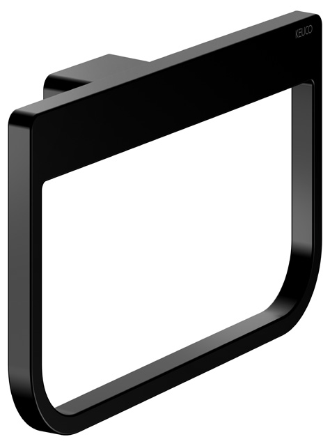 Keuco Handtuchring Aveno, schwarz matt 14621370000