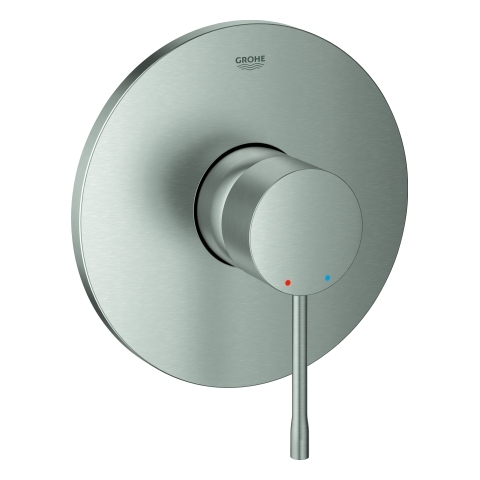 Grohe Essence Einhand-Brausebatterie supersteel Fertigmontageset 24168DC1