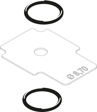 Bosch / Buderus Gasblende VR4615 D=8,70 mm 8738805026