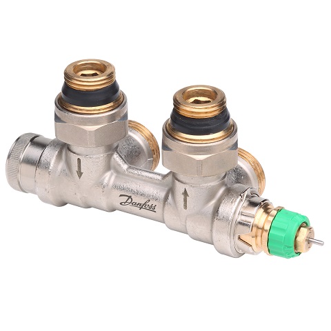 Danfoss dynamischer VHS-DV Fühler rechts Eck, Ventileinsatz im VL für Heizkörper mit 1/2" 013G7877