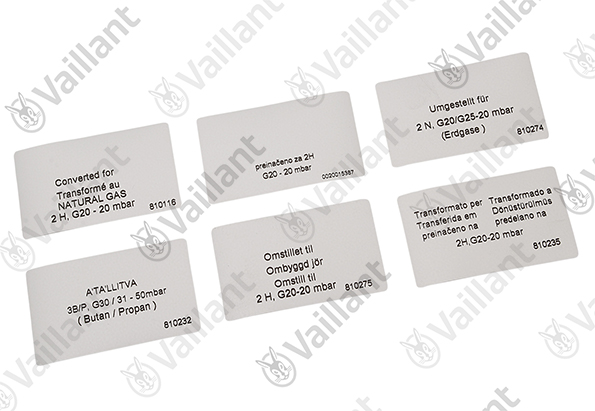 Vaillant Umstellsatz Propan auf Erdgas VKK 226/2 R1 VKK 226-476/2