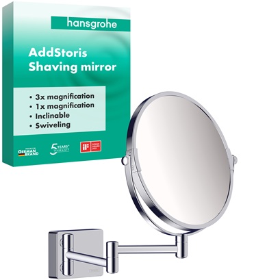 Hansgrohe Rasierspiegel AddStoris chrom 41791000