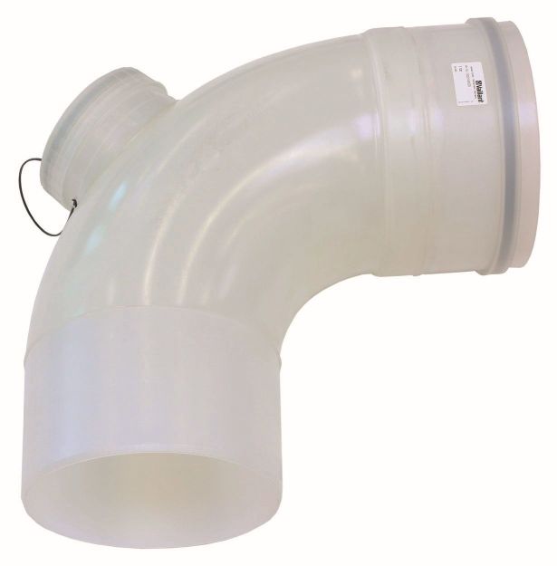 Vaillant Bogen 87 Grad d:250mm PP mit Revisionsöffnung 0020145529