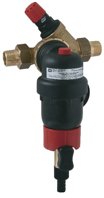 SYR Rückspülfilter mit Druckminderer DUO 2314 DFR HOT, DN 25 2314.25.004