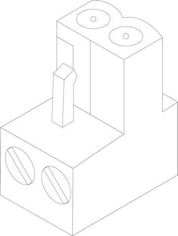 Bosch Anschlusskabel steckbar 2-polig signalbraun EMS 63016967