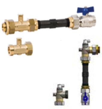 Taconova Einbauset WMZ 3/4" + 1" vertikal DelphisXpert Anschlussmodul, Elektron. 296.8673.001