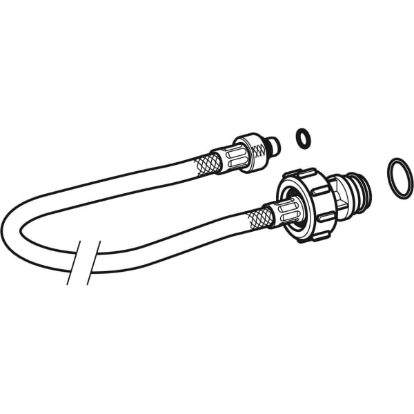 Geberit Panzerschlauch zu Sigma UP-Spülkasten 12cm 240.921.00.1