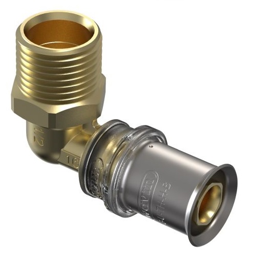 Wavin Übergangswinkel Tigris M5 25mm x 1" AG, 90 Grad 4066006