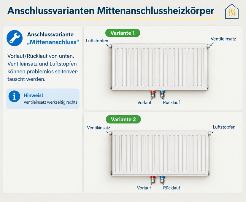 Viessmann Ventilheizkörper mit Mittenanschluss Profil Typ 22 H: 50 B: 300cm, weiß 7540348