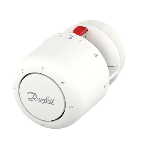 Danfoss Thermostatkopf Aero RA Click gasgefüllt, eingebautem Fühler, Frostschutz 015G4590