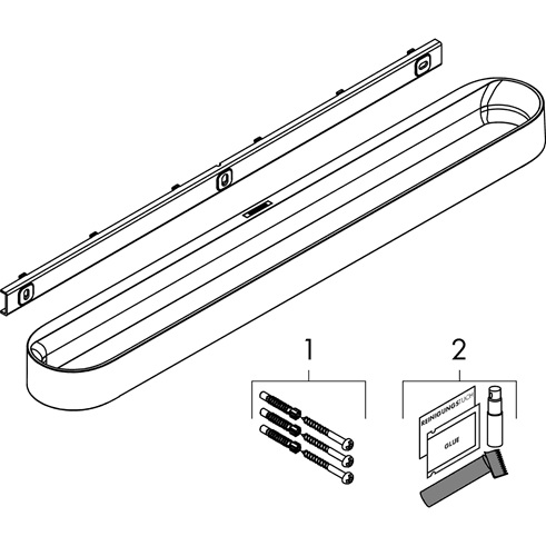 Hansgrohe Handtuchhalter WallStoris mattweiss 27926700