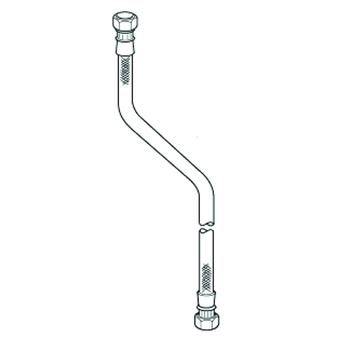 Hansa Anschlußschlauch L=1000mm, G3/4xG3/4 59912246