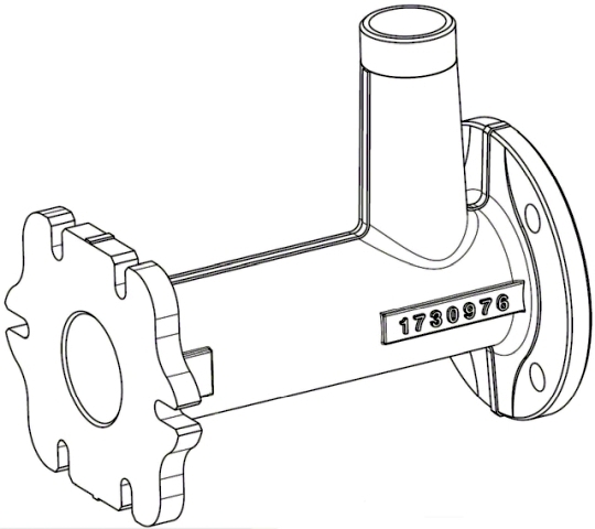 Wolf Anschlussrohr DN80 für MGK-2 390-630 173097699