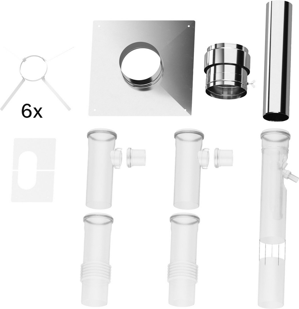 Bosch Grundbausatz C(14)3x, d: 160mm, Edelstahl Abgaszubehör FC-Set160-C(14)3x 7738113194