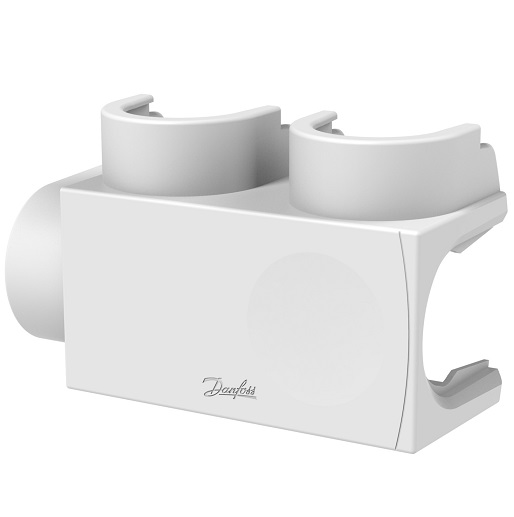 Danfoss Kunststoffabdeckung für VHS-DV Eck, Fühler rechts in weiß RAL9016, Heizkörper 1/2" 013G7973