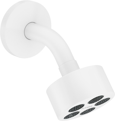 Hansgrohe Kopfbrause Axor One 75 1jet EcoSmart mit Brausearm mattweiss 48490700