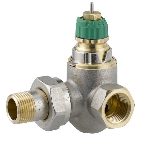 Danfoss Dynamic Valve RA-DV 10 druckunabhängig, R 3/8, Winkeleck rechts, vernickelt 013G7717