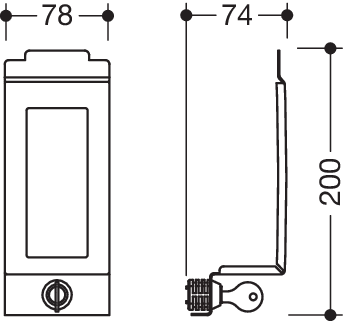 HEWI Verschlussblende für Desinfektionsmittelspender 805.06.350 Serie 805, für Desinfektionsmittelspender 805.06.350, Edelstahl, 805.06.E01