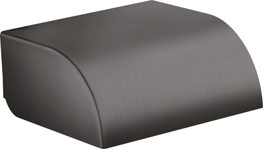 Hansgrohe Toilettenpapierhalter mit Deckel Axor Universal Circular brushed black chrom 42858340