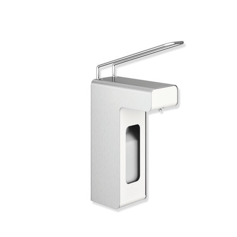 HEWI Desinfektionsmittel-oder Seifenspender System 900, Edelstahl, inkl. 500ml Leerbehälter wiederbefüllbar, 900.06.003XA