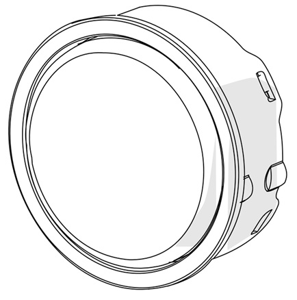 Hansa Druckknopf 3V chrom 1004296V