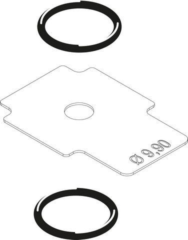 Bosch / Buderus Gasblende VR4615 D=9,90 mm 8738805027