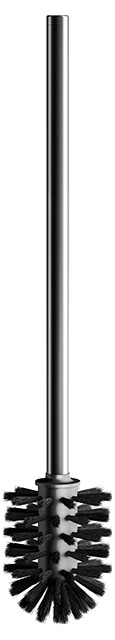 Keuco Toilettenbürste Plan Alu-finish, Bürstenkopf schwarz 14972174001