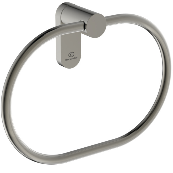 Ideal Standard Handtuchring Conca, rund, silber T4503GN