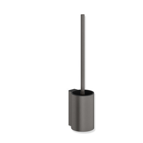 HEWI WC-Bürstengarnitur System 900, Metall, zur Wandmontage, dunkelgrau perlglimmer tiefmatt 900.20.00060 SC