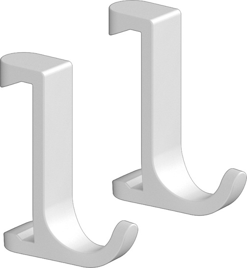 Hansgrohe Handtuchhaken WallStoris schmal mattweiss 27929700