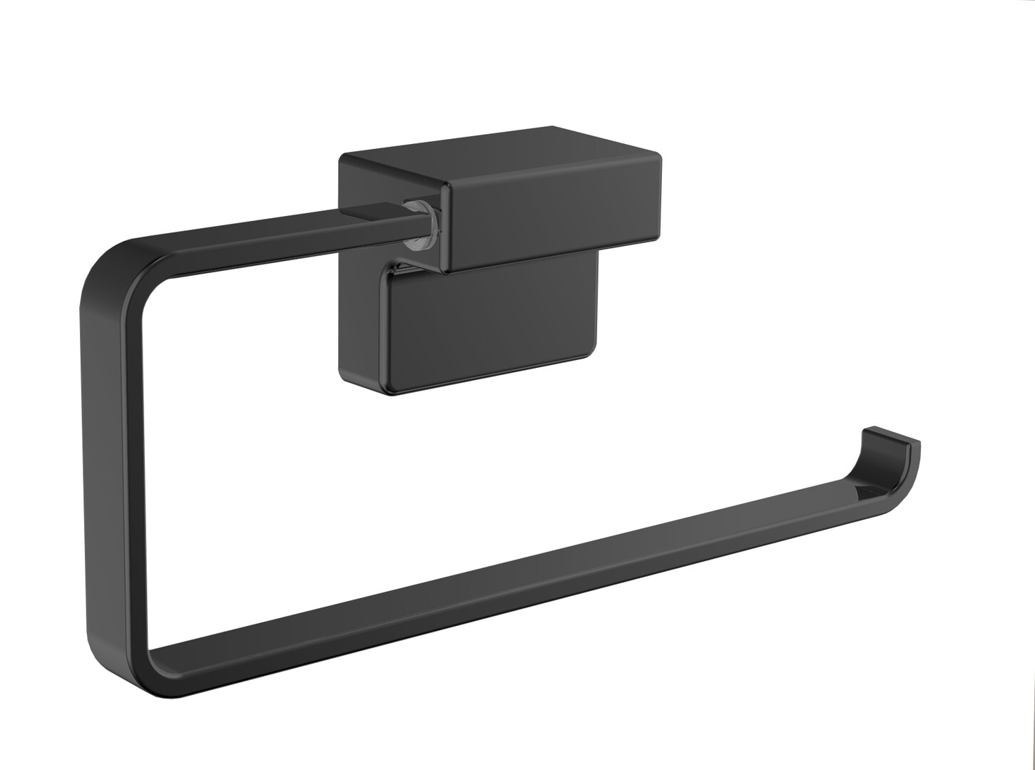 Emco Handtuchring Cue, starr rechts offen schwarz 325513300