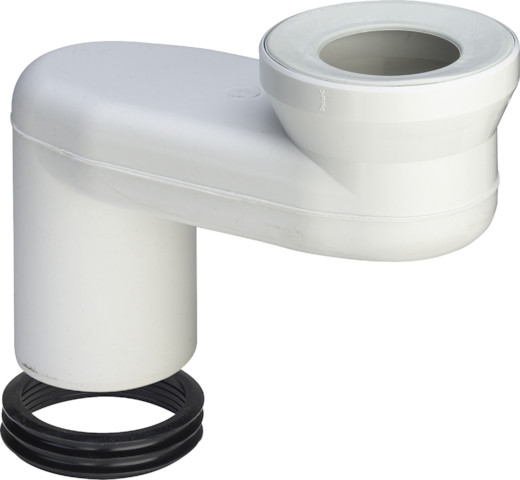 Viega Versprungbogen 8090 in DN100 Versprung 180mm Kunststoff weiß 294885