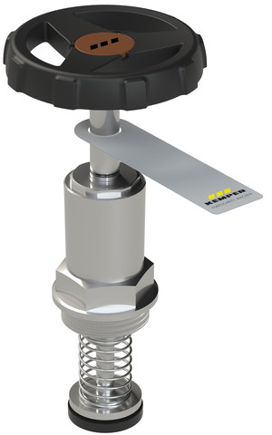 Kemper NIRO KRV-Oberteil aus Edelstahl inklusiv Rückflussverhinderer DN50 E012006000050KP