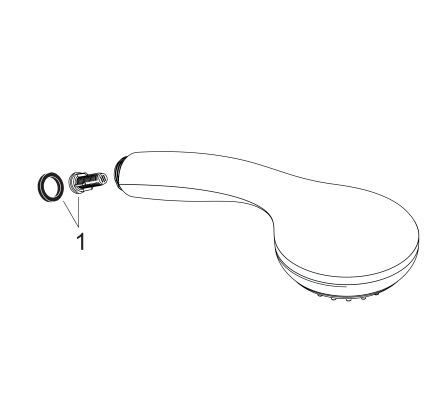 Hansgrohe Handbrause Crometta 85 1 jet chrom 28585000