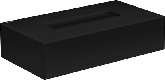 Hansgrohe Kosmetiktuchbox Axor Universal Circular mattschwarz 42873670