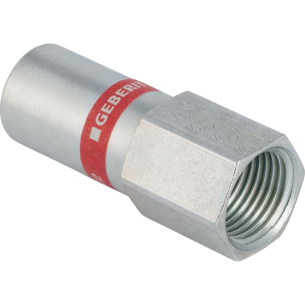 Geberit Mapress C-Stahl Übergang mit IG und Einschubende d54-Rp1/2 verzinkt 21916