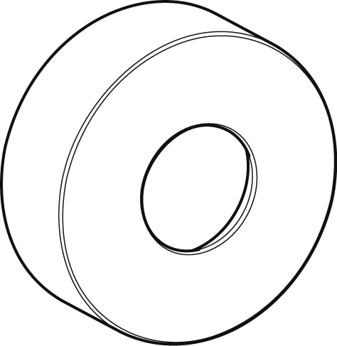 Ideal Standard Rosetten-Set, chrom B961058AA